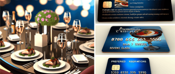 An image illustrating Kreditkarte mit VIP-Restaurant-Zugang